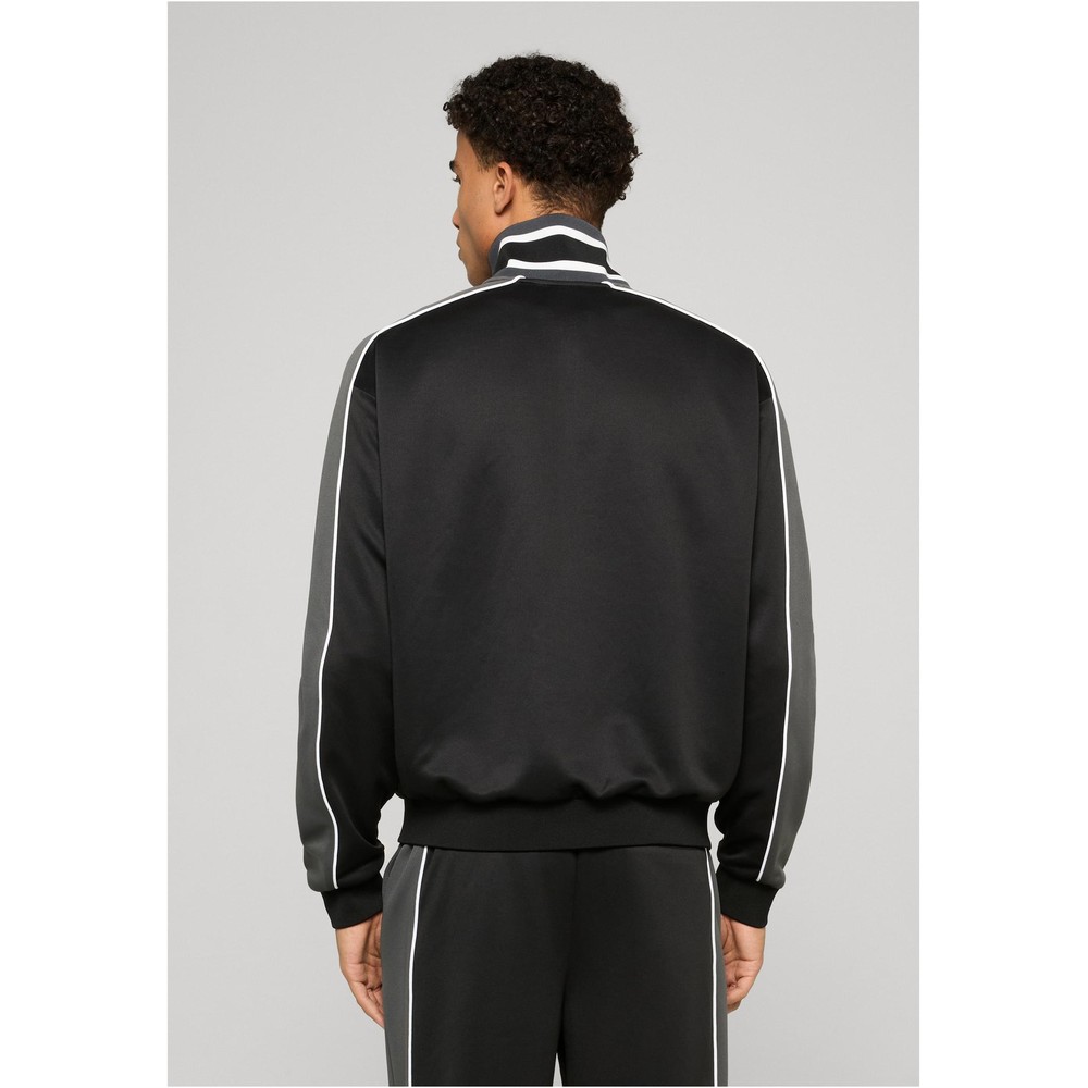 Urban Classics - Interlock Baseball Track jacket - Black